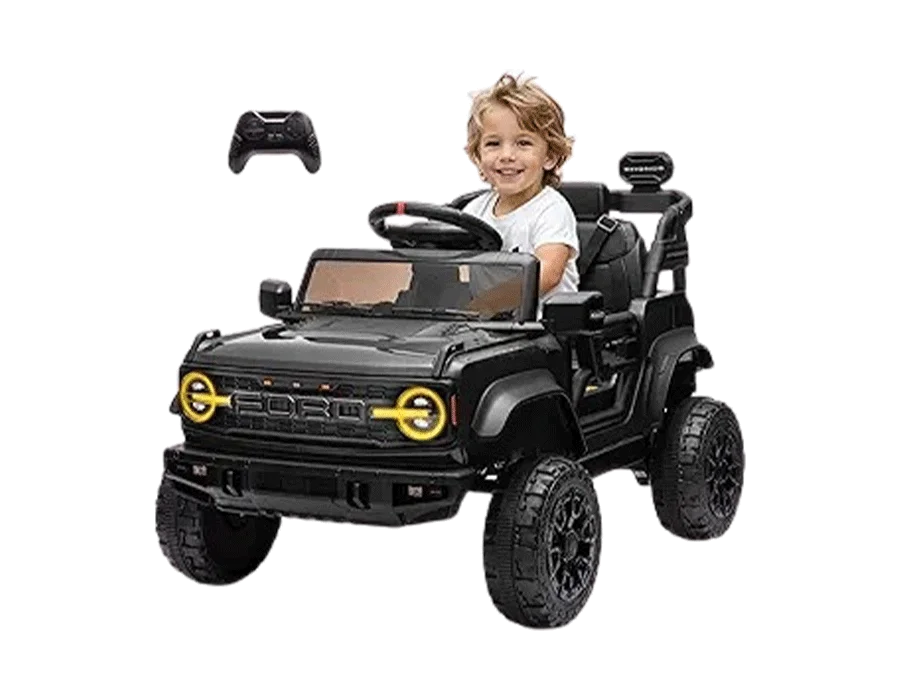Ford Bronco Raptor Electric Truck for Kids with Bluetooth