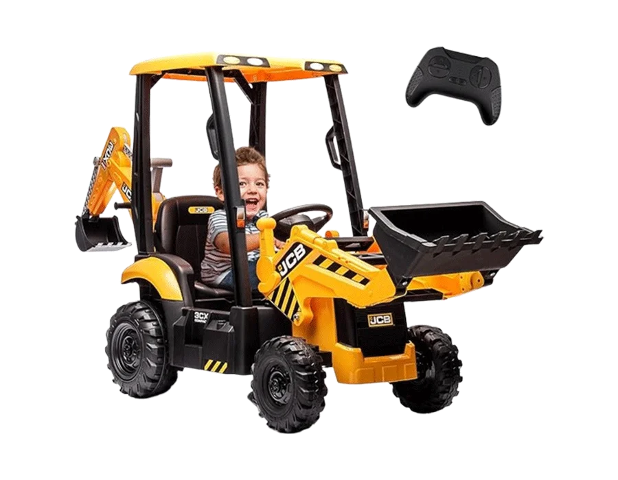 JCB Ride on Excavator – 3-in-1 Construction Adventure with Remote Control
