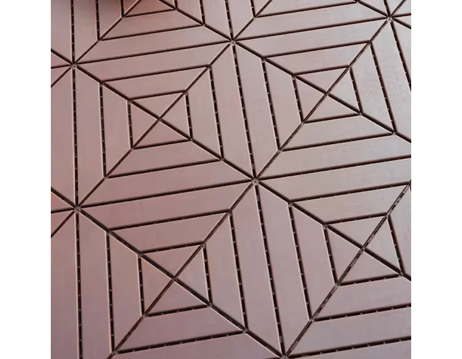 Dark Brown 1 ft. x 1 ft. All-Weather Plastic Outdoor Interlocking Deck Tiles, Garage Floor Tiles(44-Pack)